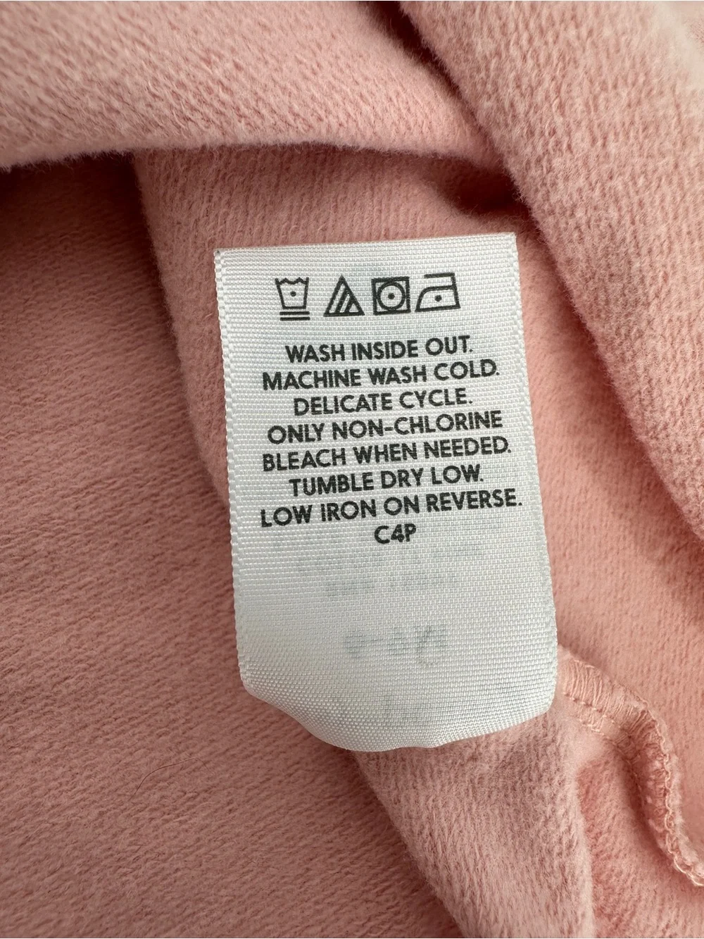 Easy‎ Peasy Baby Hoodie 6-9 Months Organic Cotton Cozy Pull Over Rose Pink